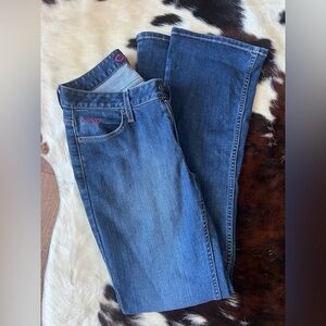 Kimes Ranch Chloe Mid Rise Dark Blue Jeans| Size 6